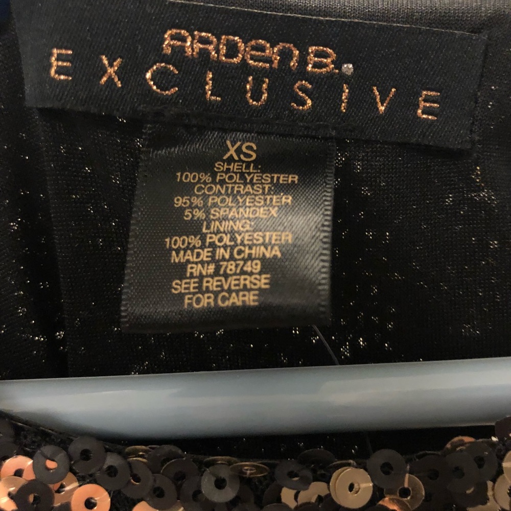 Arden B black and gold sequin dress - Picture 2 of 8